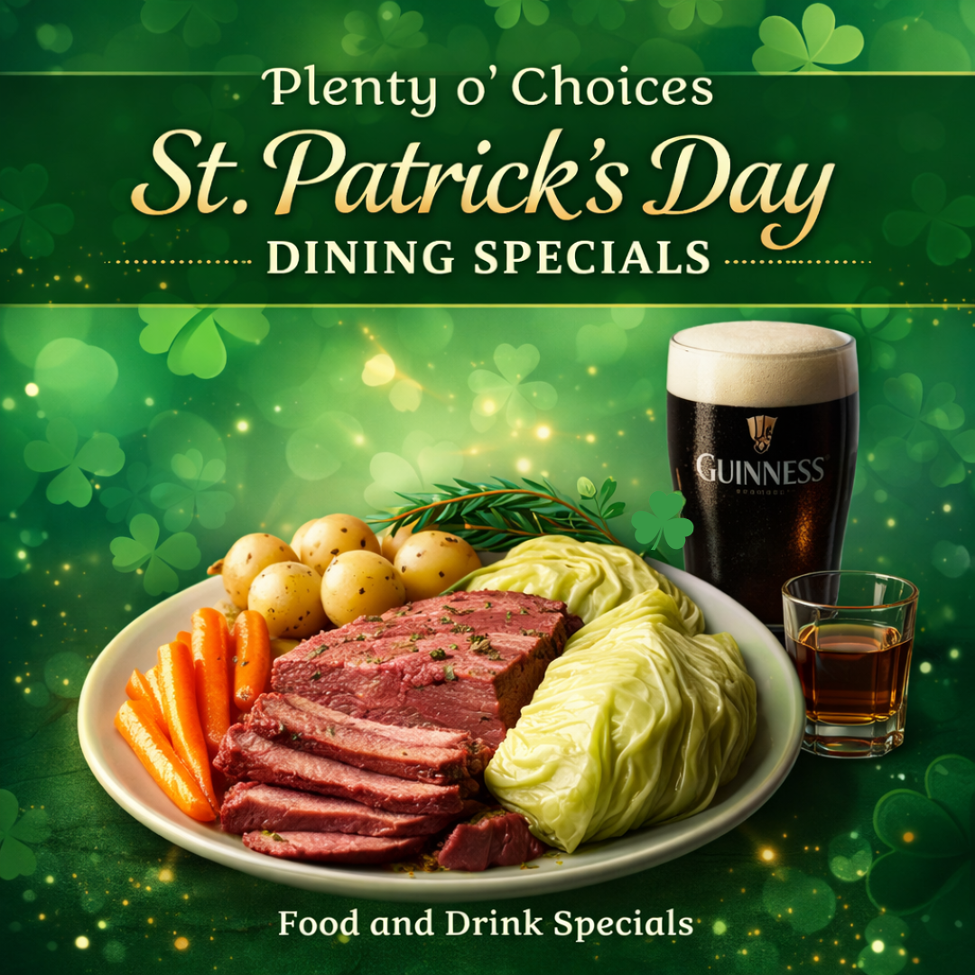 St Patricks day celebration flyer