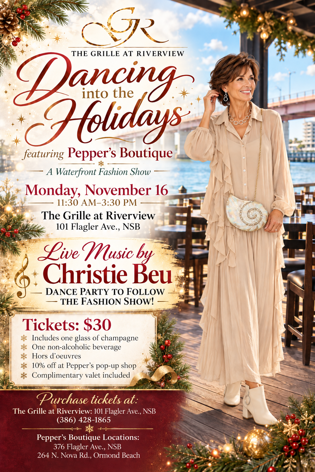 Dancing into the Holidays Fashion Event 