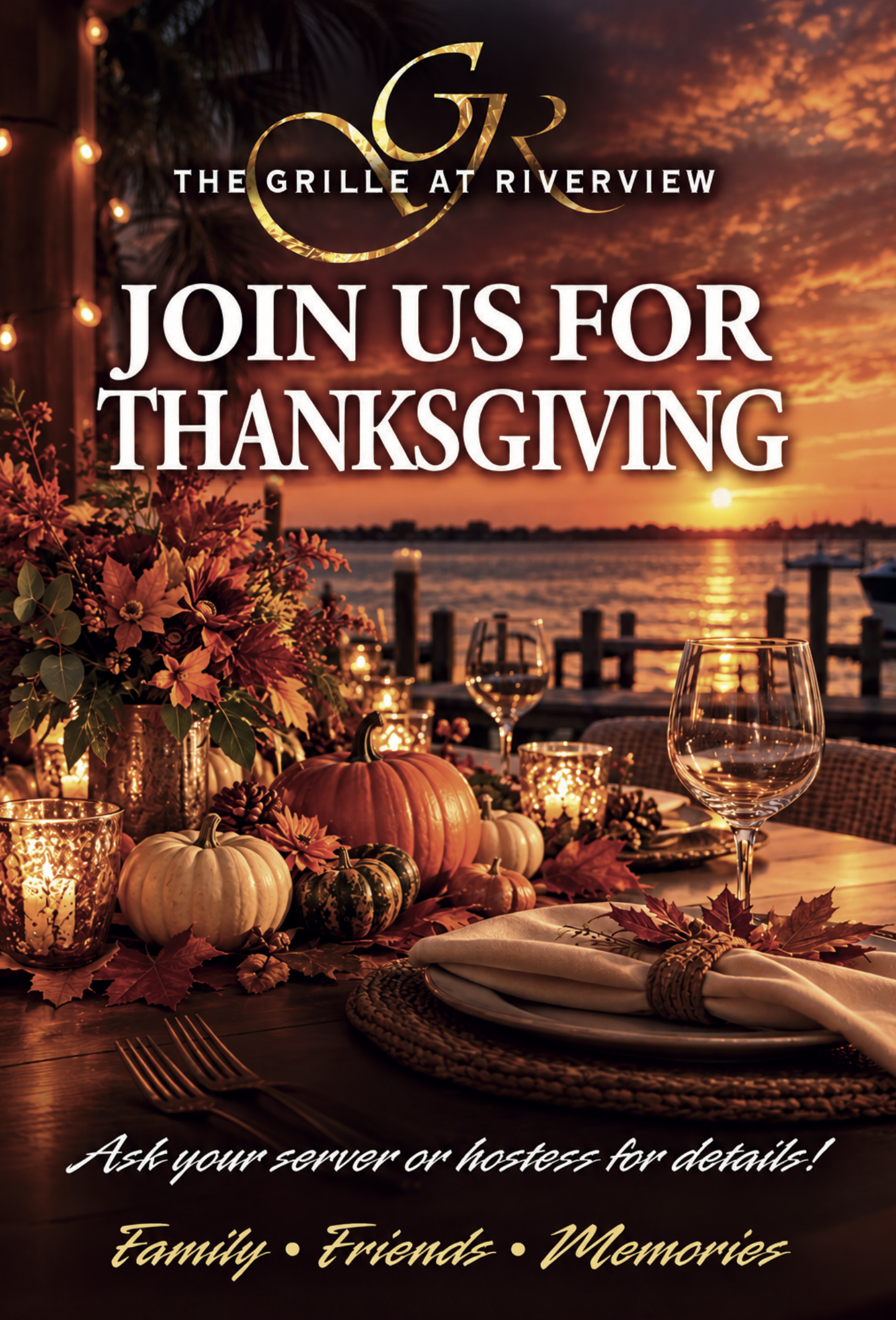 join us for Thanksgiving 