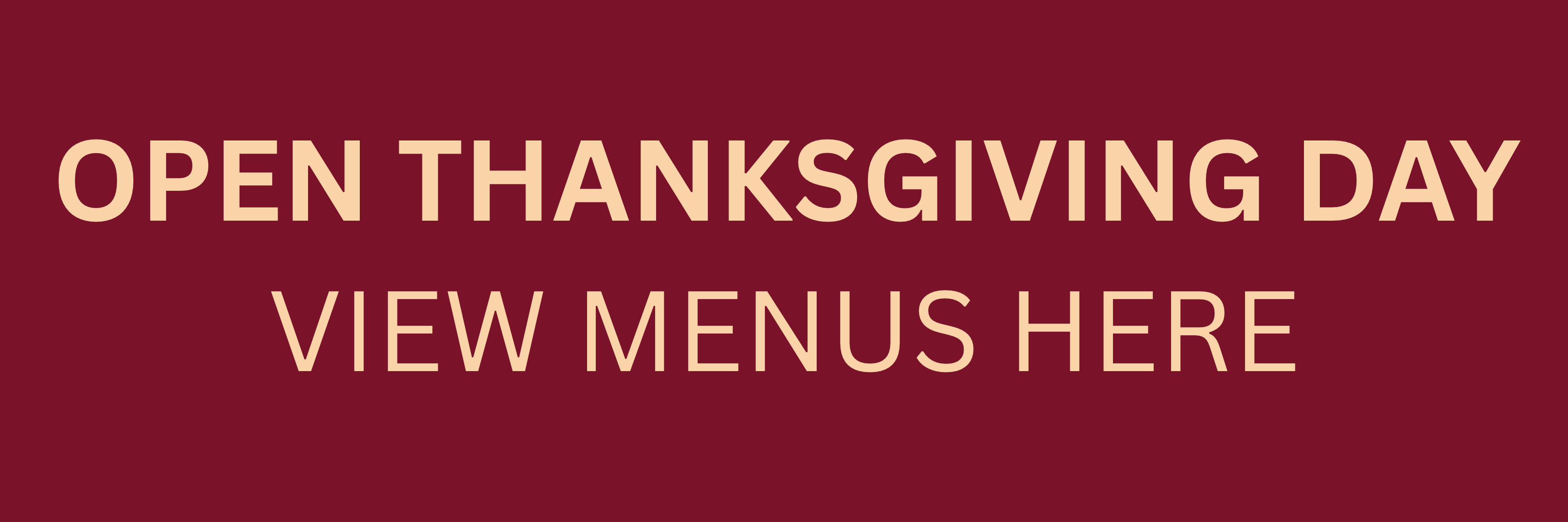 open thanksgiving day