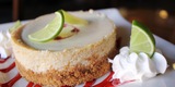 Raspberry Key Lime Pie