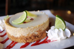 Raspberry Key Lime Pie